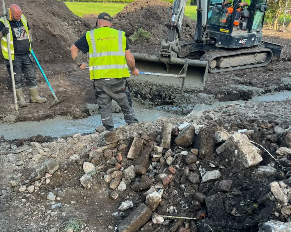 concrete work